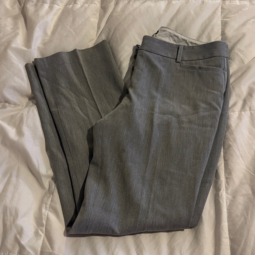 Light Grey Express Columnist Pant slacks trousers ladies size 10 10R regular